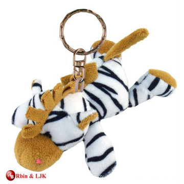 customized OEM design keychain plush toy tiger